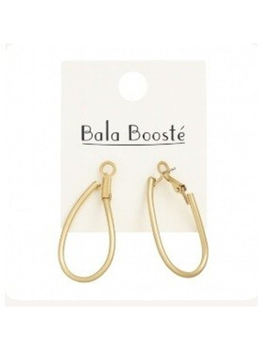 Bala Boosté Women's Gold Tone Teardrop & Triangle Hoop Earrings Set